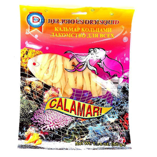 Dry Fish Calamary Rings – 1.76 oz (50gr)